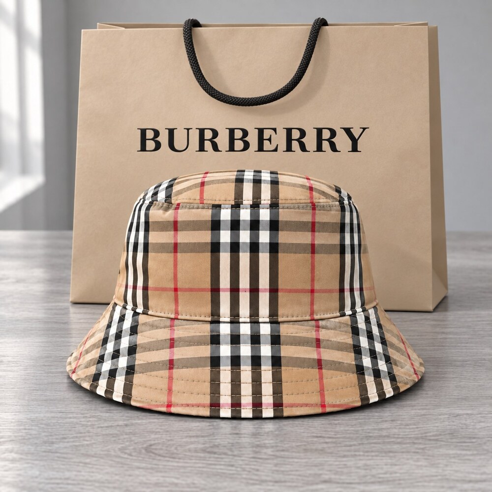 Burberry Vintage Check Bucket Hat - Picture 1 of 6
